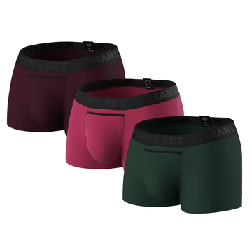 Men’s Trunks UltraSoft with Breathable Cotton in 3-Pack, Product Set View