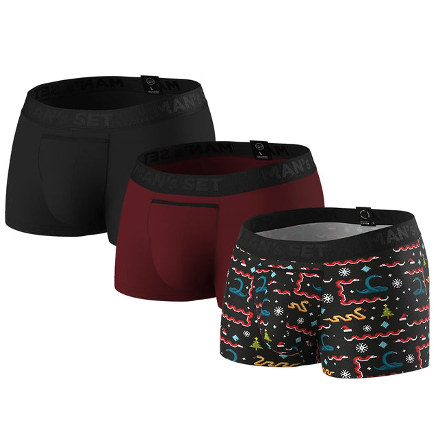 All-Day Comfort UltraSoft Trunks 3.6" 3-Pack