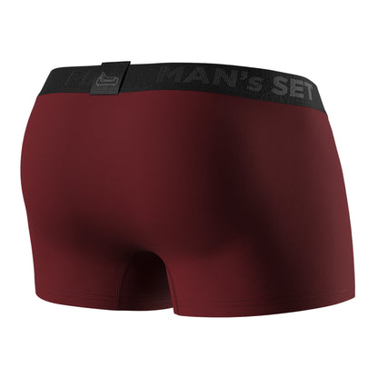 UltraSoft Trunks 3.6" OpenFly, Burgundy