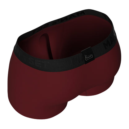 UltraSoft Trunks 3.6" OpenFly, Burgundy