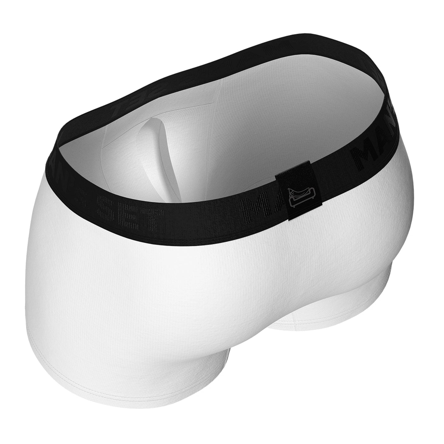 UltraSoft Trunks 3.6" OpenFly, White