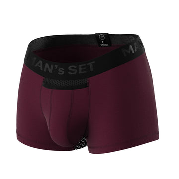 Men's Trunks AirFlow with Superior Ventilation in Plum, Front View