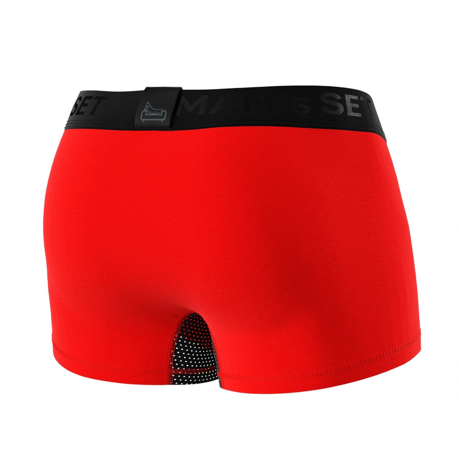 Сooling Classic Trunks w/ Fly, Red