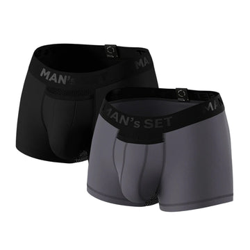 Men's Trunks AirFlow with Mesh Ventilation, 2-Pack, Flat Lay