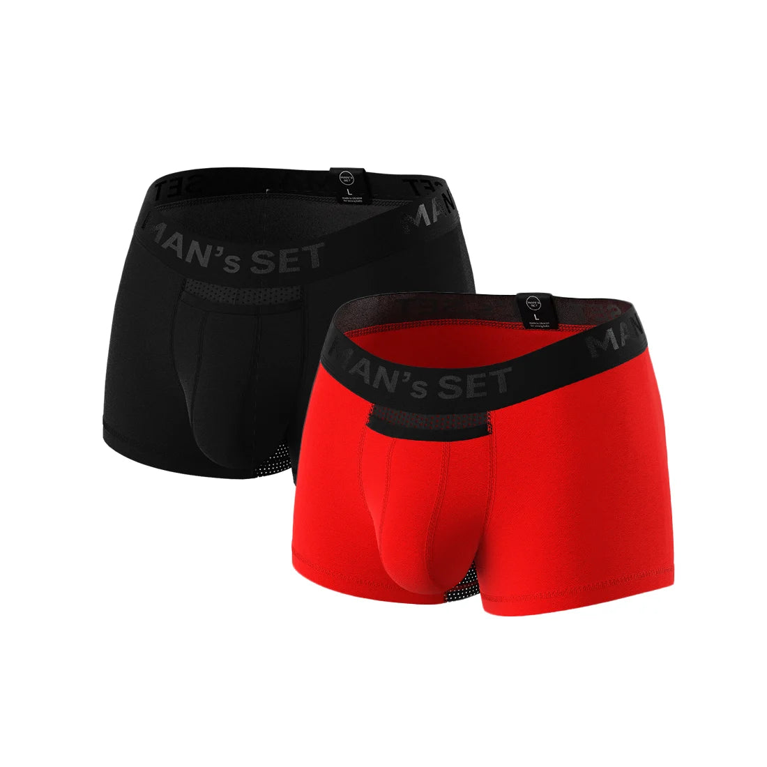 Men's Trunks AirFlow with Horizontal Fly, 2-Pack, Flat Lay