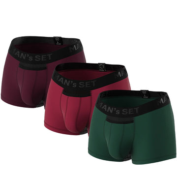 Men's Trunks AirFlow with Anti-Chafing Design, 3-Pack, Flat Lay