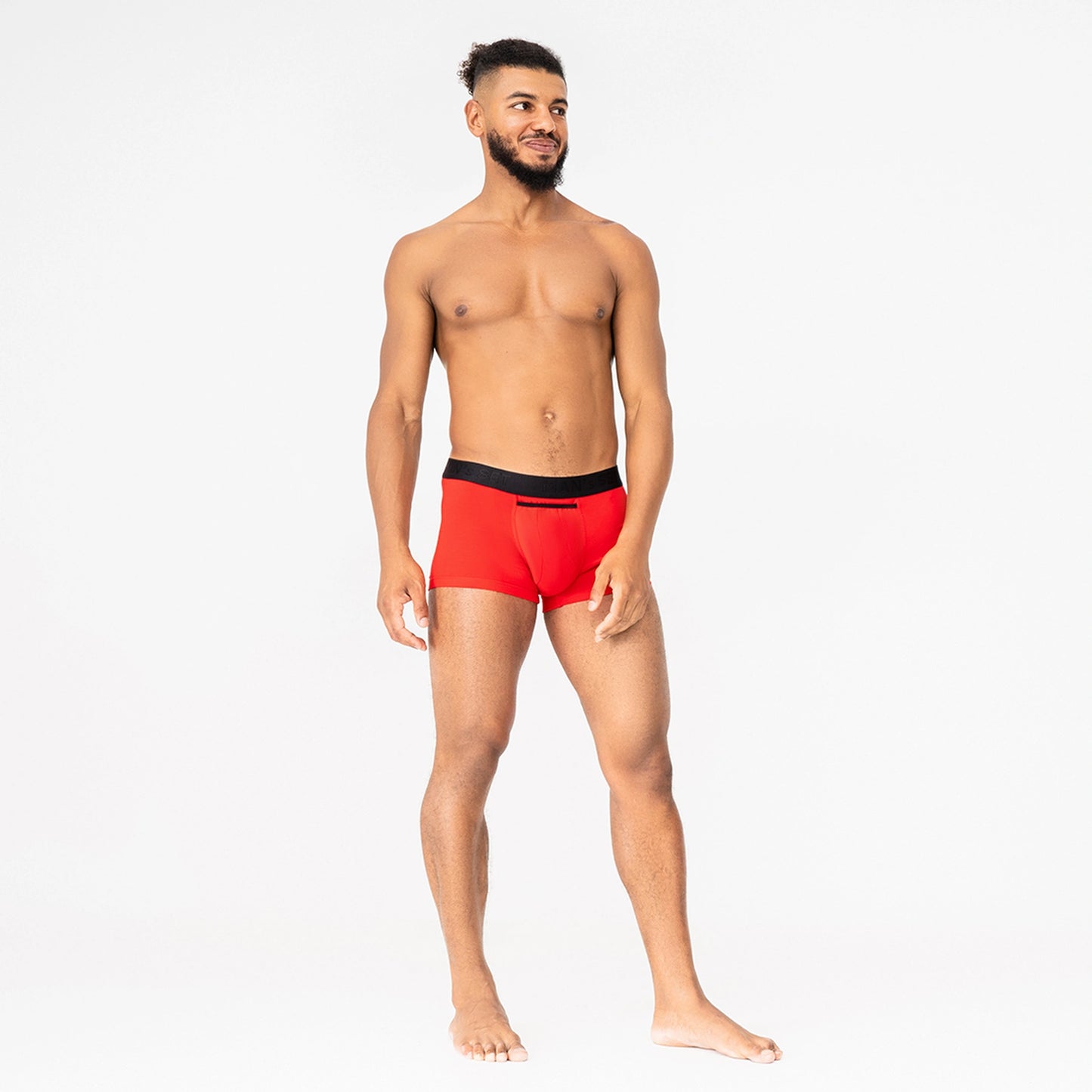 UltraSoft Trunks 3.6" OpenFly, Red