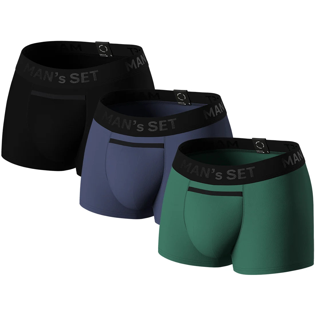 BreezeFlow Micromodal Trunks 3.6" 3-Pack