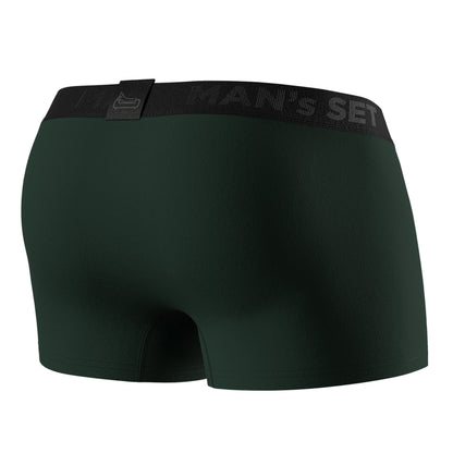 UltraSoft Trunks 3.6" OpenFly, Forest Green