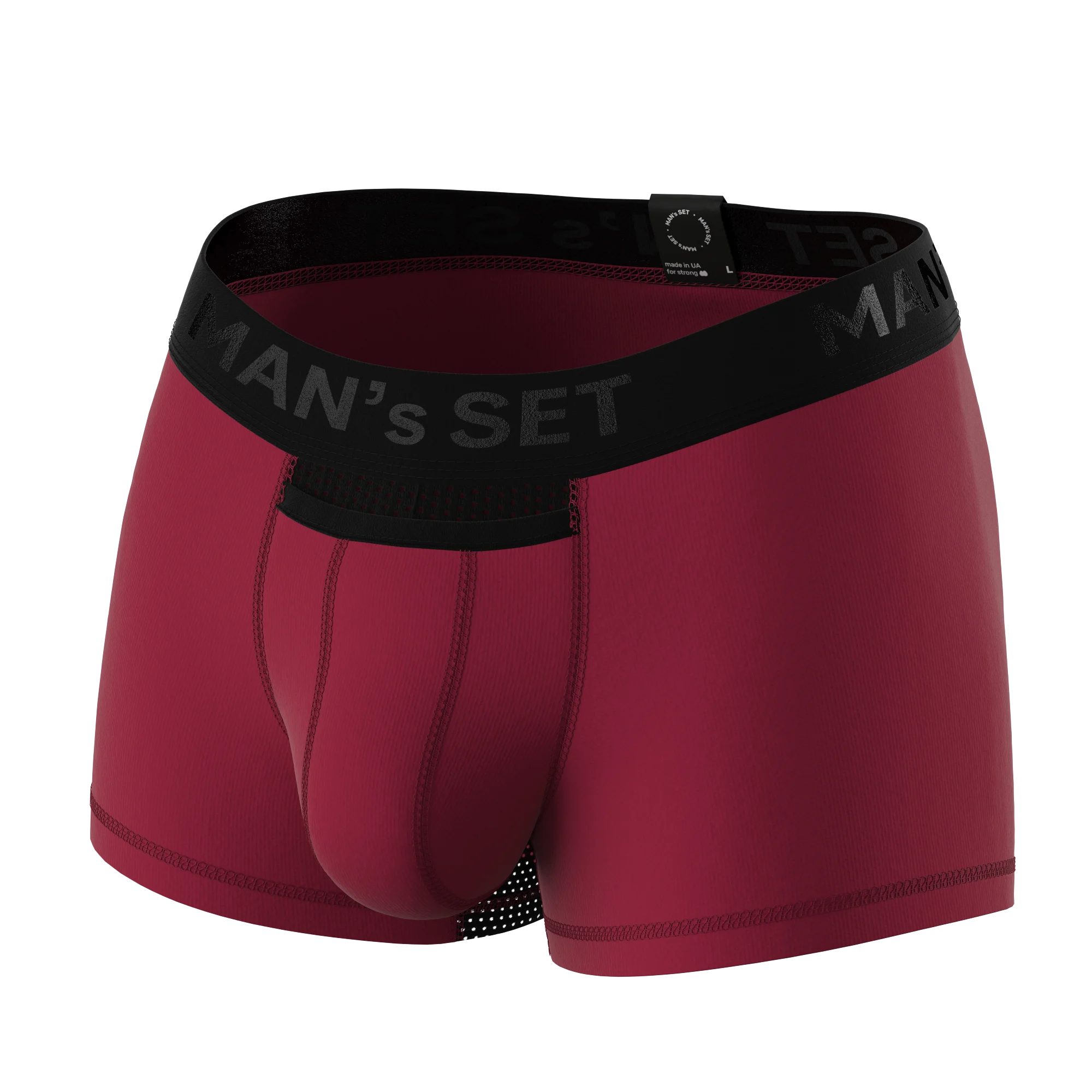 AirFlow Trunks 3.6″ 3-Pack, Plum/Burgundy/Forest Green