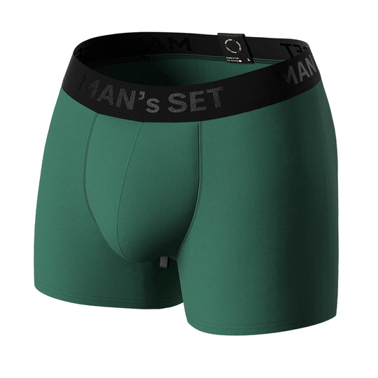 BreezeFlow Micromodal Trunk 4",  Forest Green