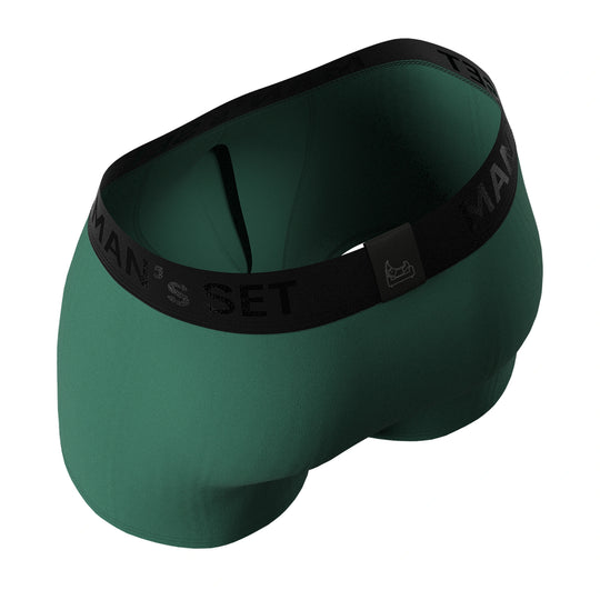 BreezeFlow Micromodal Trunk 4",  Forest Green