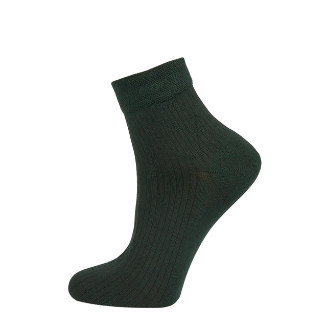 Middle Sock Bamboo, Forest Green