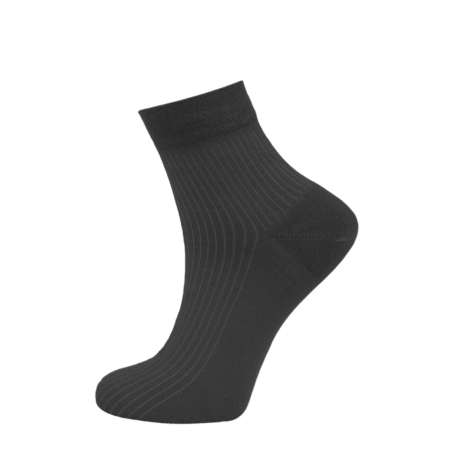 Middle Sock Bamboo, Dark Gray