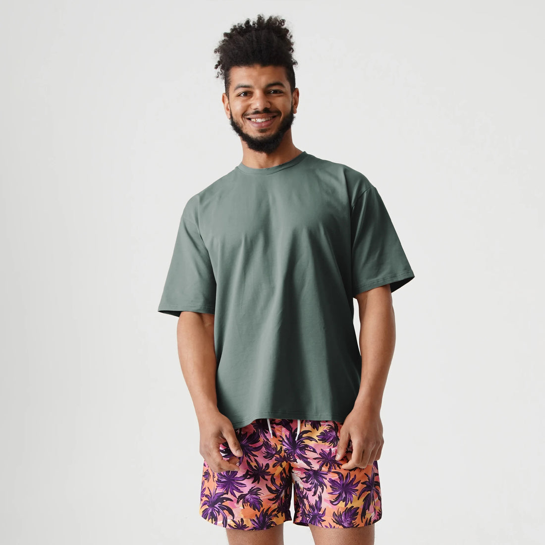 Premium Heavy Cotton Oversized T-Shirt, Sage