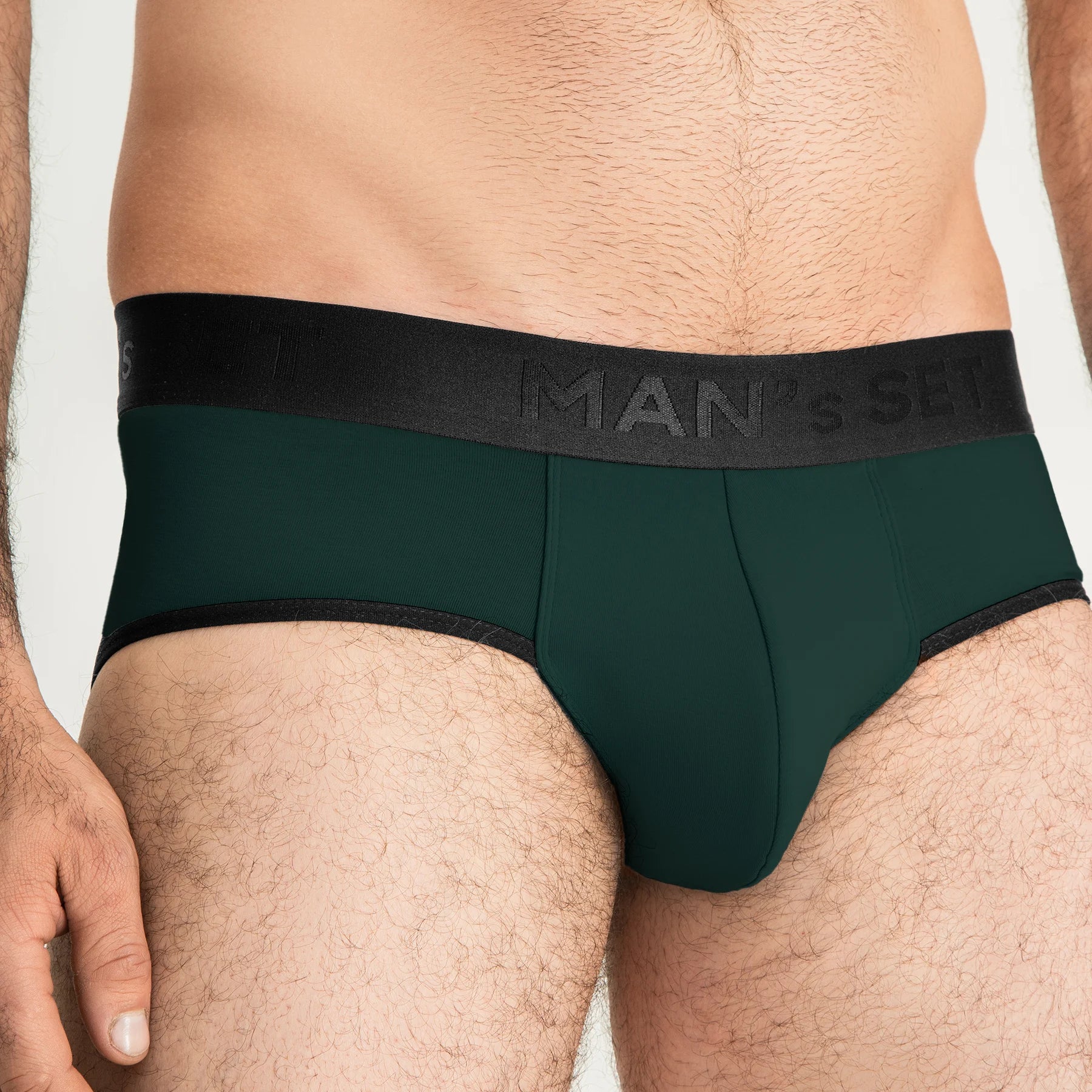 Slip PowerStretch 95 Forest Green con bragueta abierta