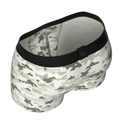 PowerStretch Trunks 3.9", Pixel Camo