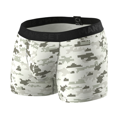 PowerStretch Trunks 3.9", Pixel Camo