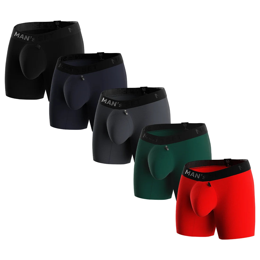 ProActive Soft Boxer Briefs 5.8" 5-Pack