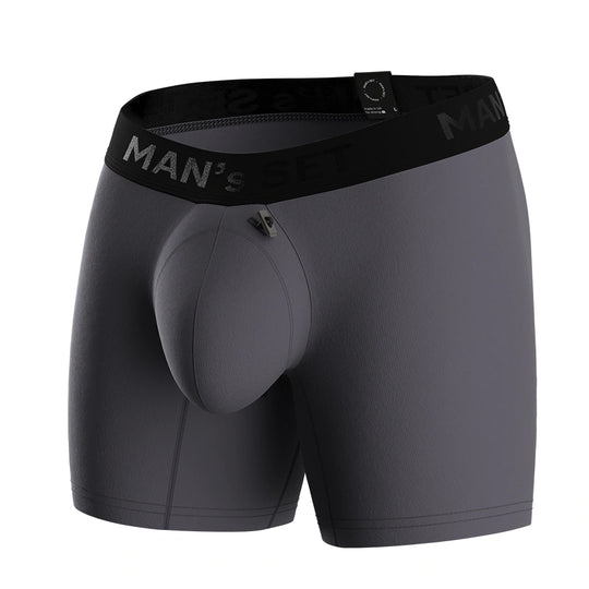 ProActive Soft Boxer Brief 5.8", Grafito