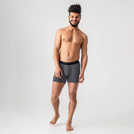 ProActive Soft Boxer Brief 5.8", Grafito