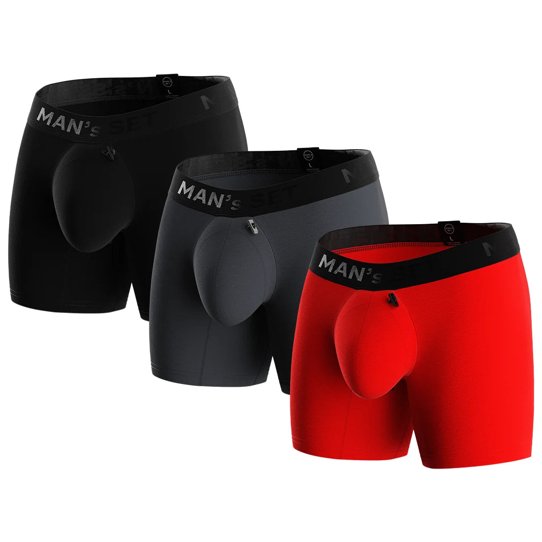 ProActive Soft Boxer Briefs 5.8" 3-Pack