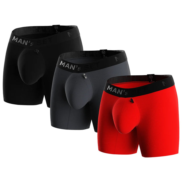 ProActive Soft Boxer Briefs 5.8" 3-Pack