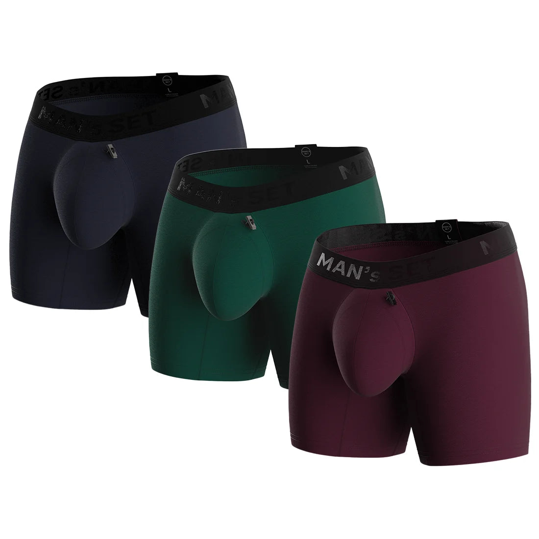 ProActive Soft Boxer Briefs 5.8" 3-Pack