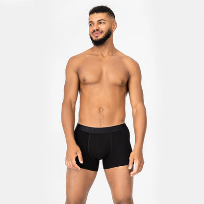 BreezeFlow Micromodal Trunks 4", Black