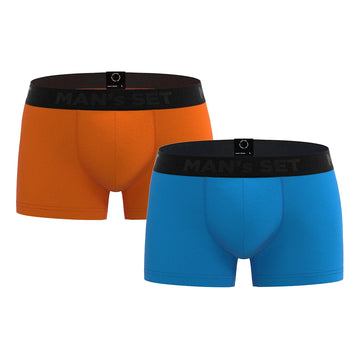 ProActive Kids Trunks 2.8" 2-Pack, Orange/Bright Blue