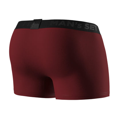 PowerStretch Trunks 3.9", Burgundy