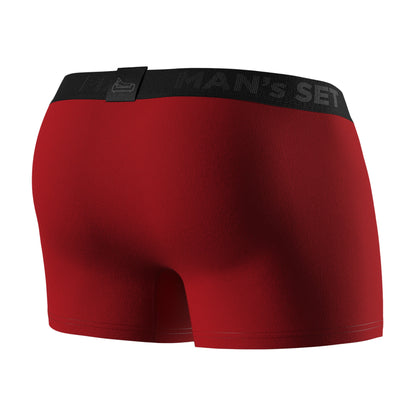 PowerStretch Trunks 3.9", Red