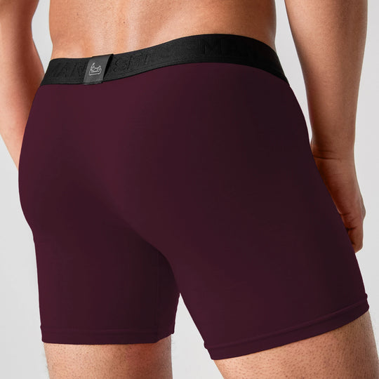 ProActive Soft Boxer Brief 5.8", Plum
