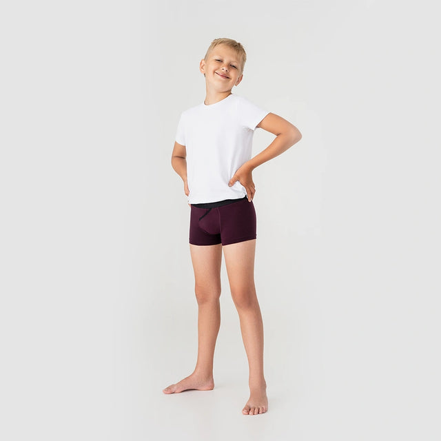 Calzoncillos para niños CoolCore 2.2" OpenFly, Ciruela