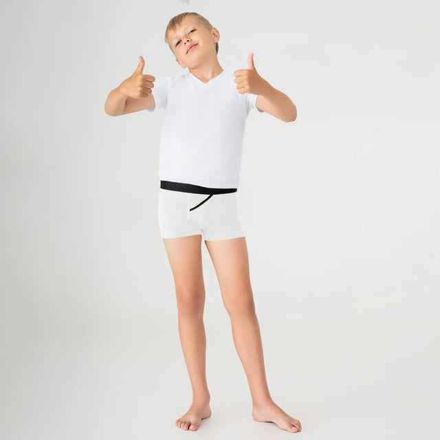 Calzoncillos para niños CoolCore 2.2" OpenFly, Blanco