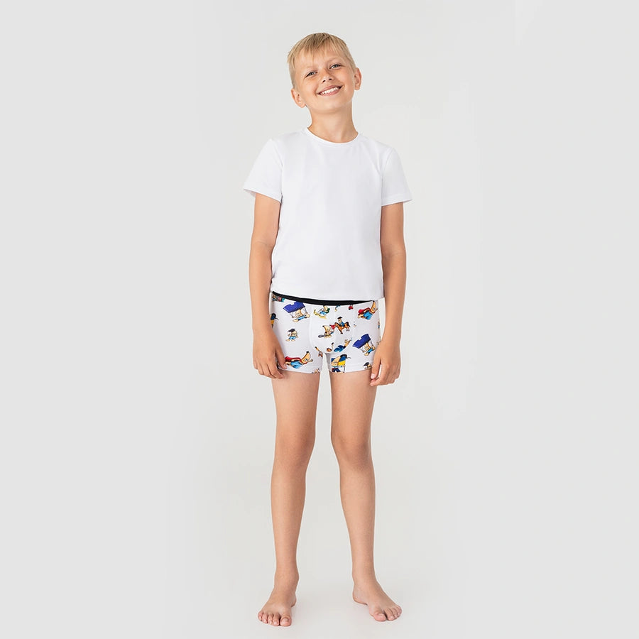 Kids Super-soft Crew Neck T-Shirt, White