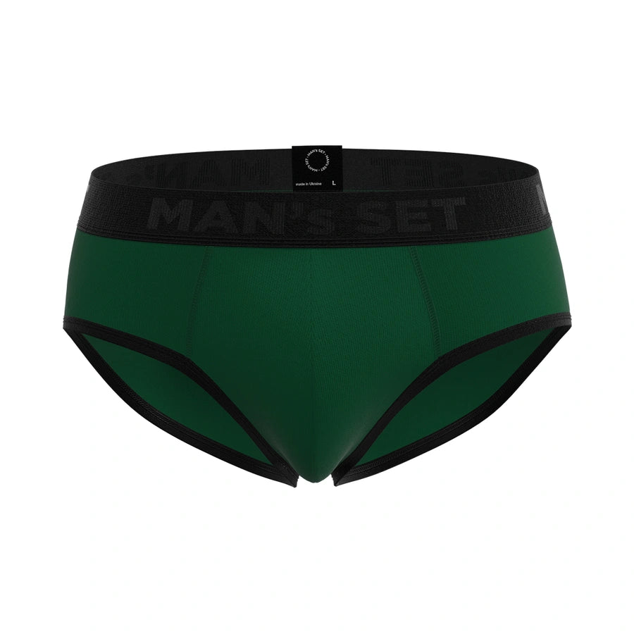 UltraSoft Kids Brief 2.8", Green