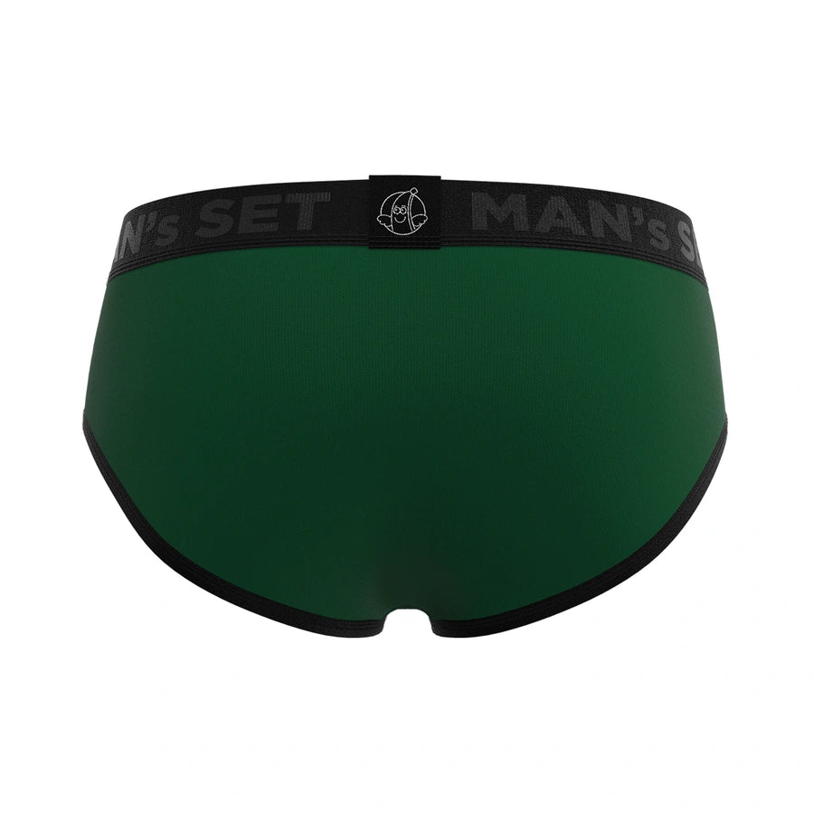 UltraSoft Kids Brief 2.8", Green