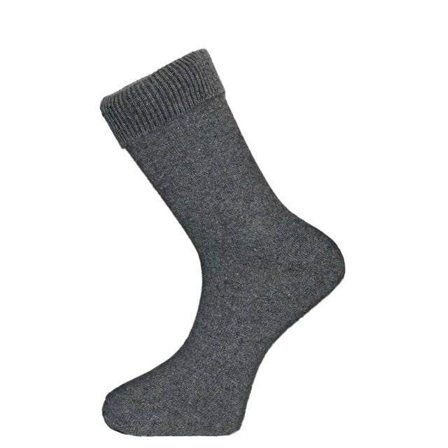 Crew Sock Winter Lambswool, Gray