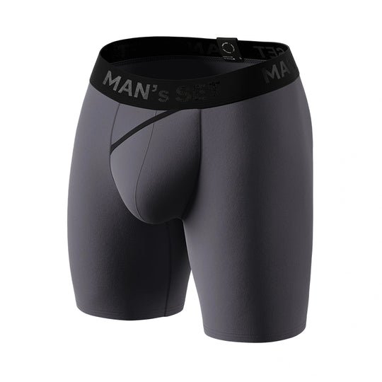 UltraSoft  Boxer Brief 7.6" OpenFly, Graphite