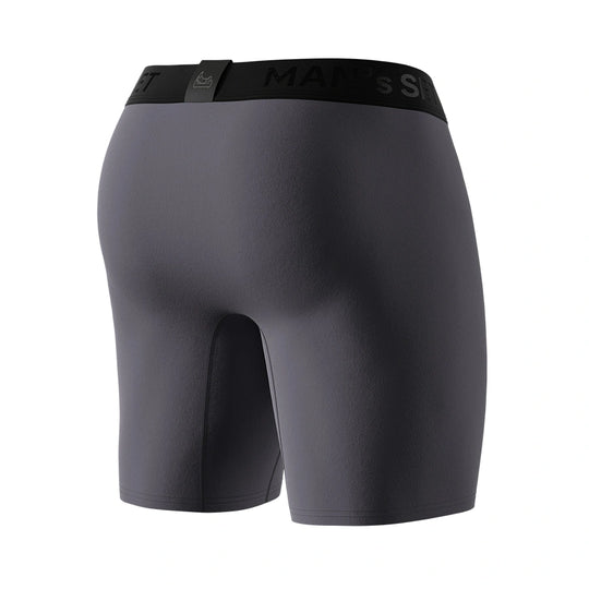 UltraSoft  Boxer Brief 7.6" OpenFly, Graphite