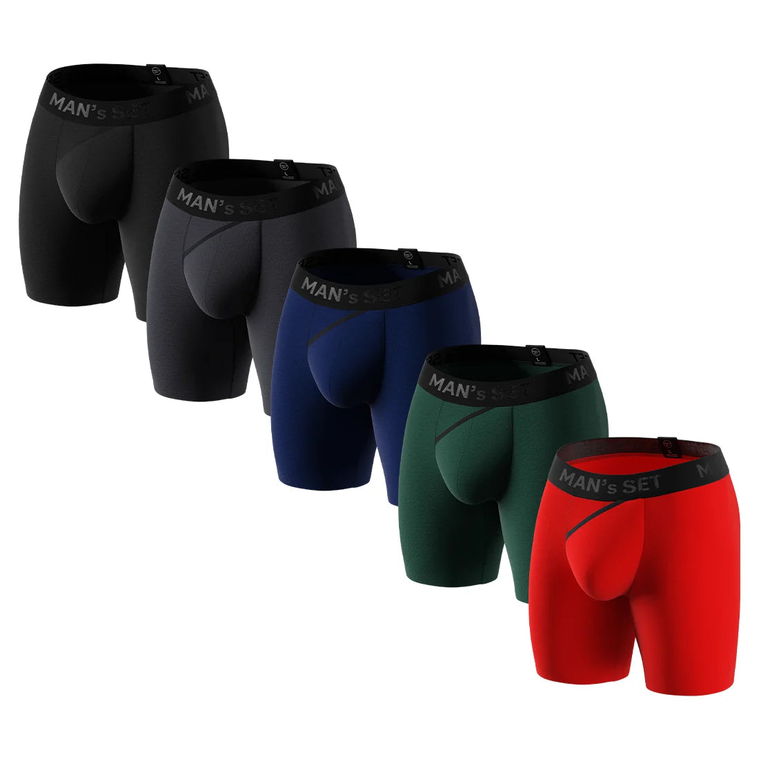 UltraSoft  Boxer Briefs 7.6" 5-Pack