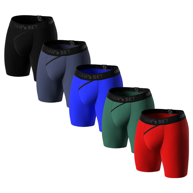 CoolCore Micromodal Boxer Briefs 6.7" 5-Pack