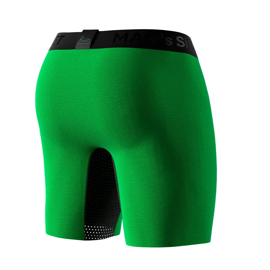 Сooling Boxer Briefs 2.0 w/ Fly 'Black Series' Green