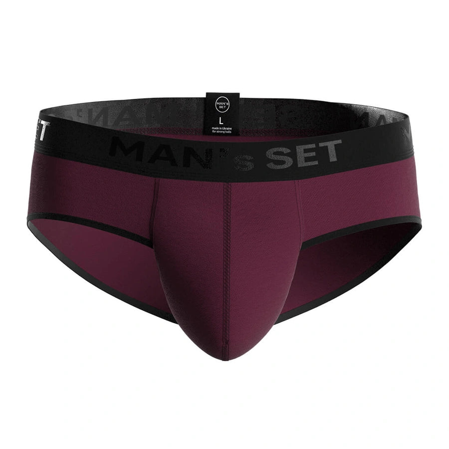 PowerStretch Brief Open Fly, Plum