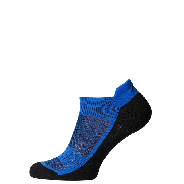 Low Cut Sock Summer Multisport LowDry, Black and Blue