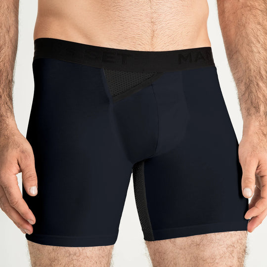 AirFlow Boxer Brief 7.6" OpenFly, Navy