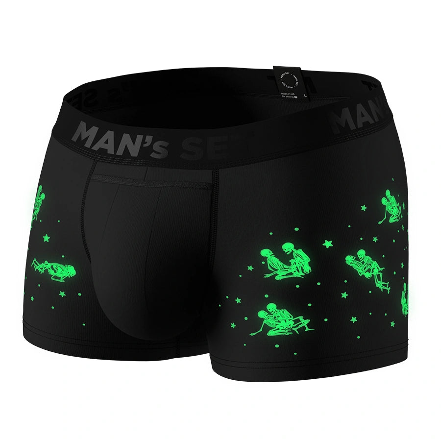 UltraSoft Open Fly 3.6" Trunks, Neon MAN