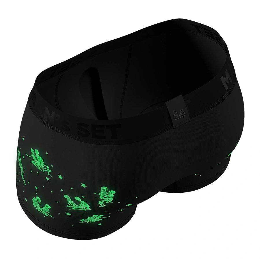 UltraSoft Open Fly 3.6" Trunks, Neon MAN