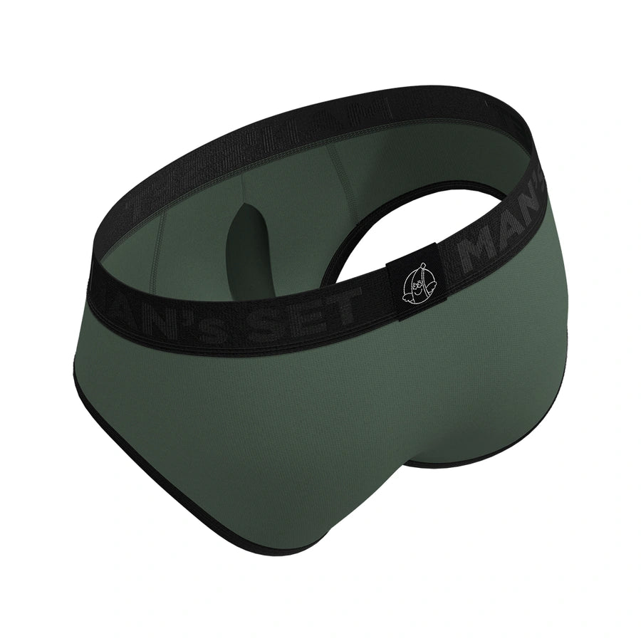 Cuecas infantis ultramacias 2.8", cáqui